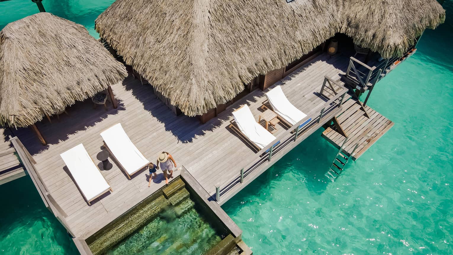 One-Bedroom Lagoon View Overwater Bungalow Suite with Plunge Pool
