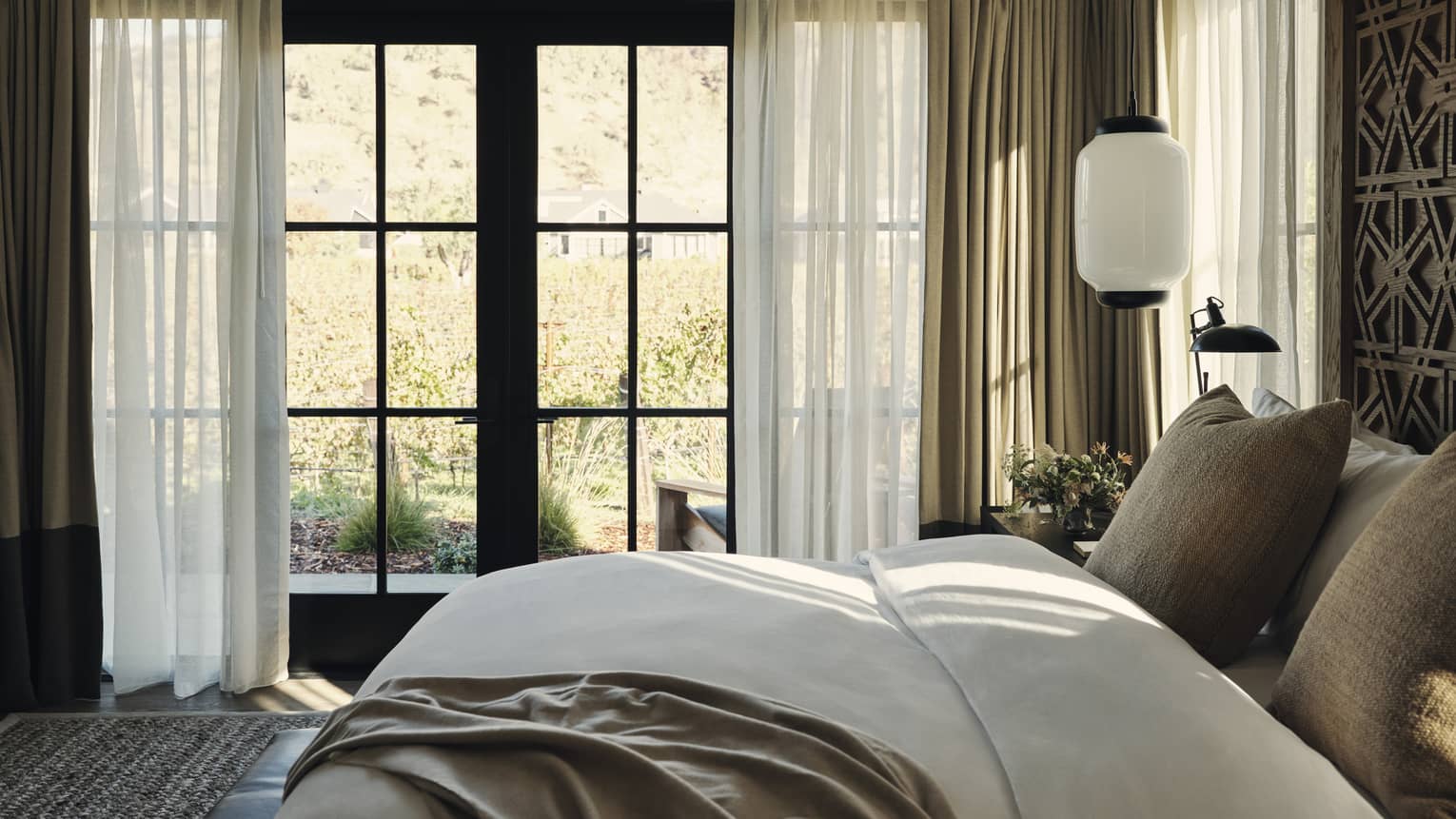 View of master bedroom