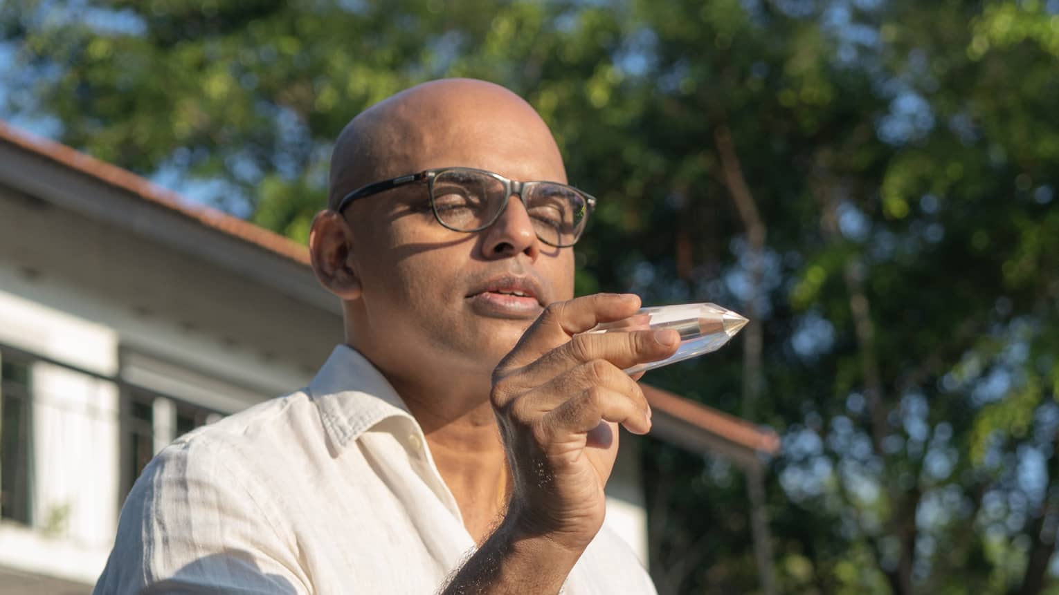 Visiting practitioner Raaj Nair