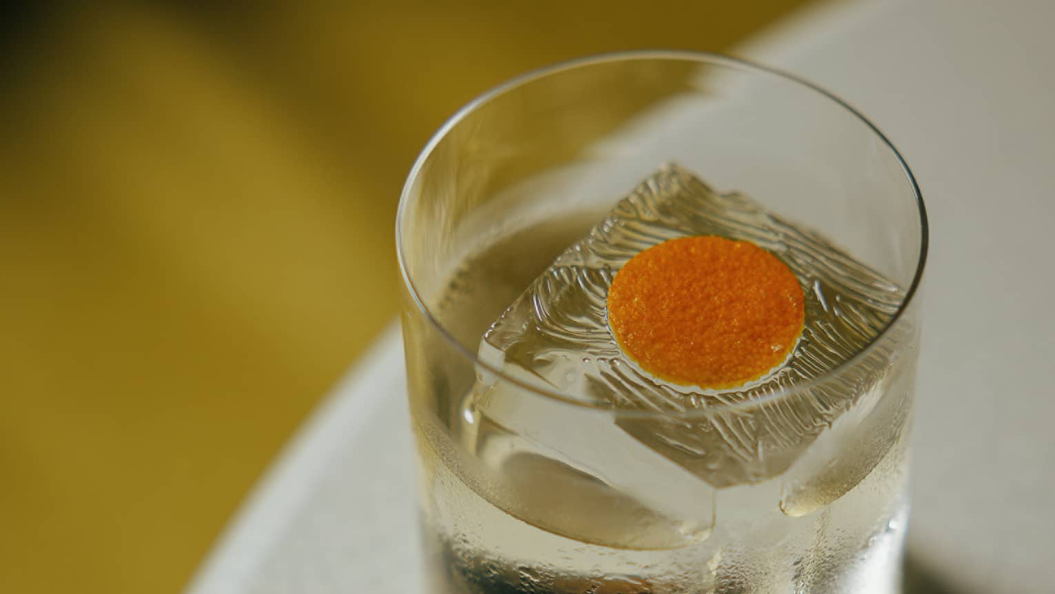 Tequila-based Old Fashioned cocktail in a smooth rocks glass