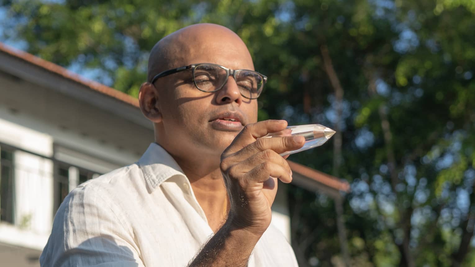 Visiting practitioner Raaj Nair