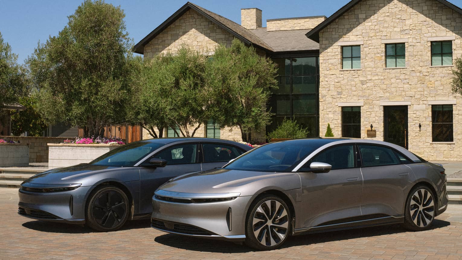 Lucid car service at Four Seasons