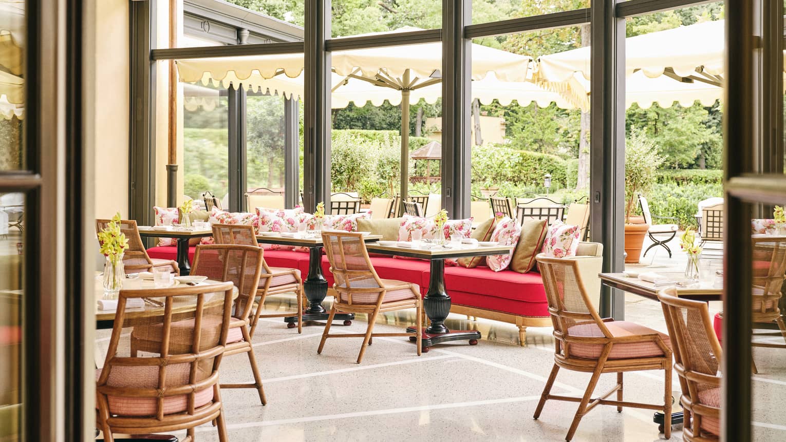 Restaurant seating area