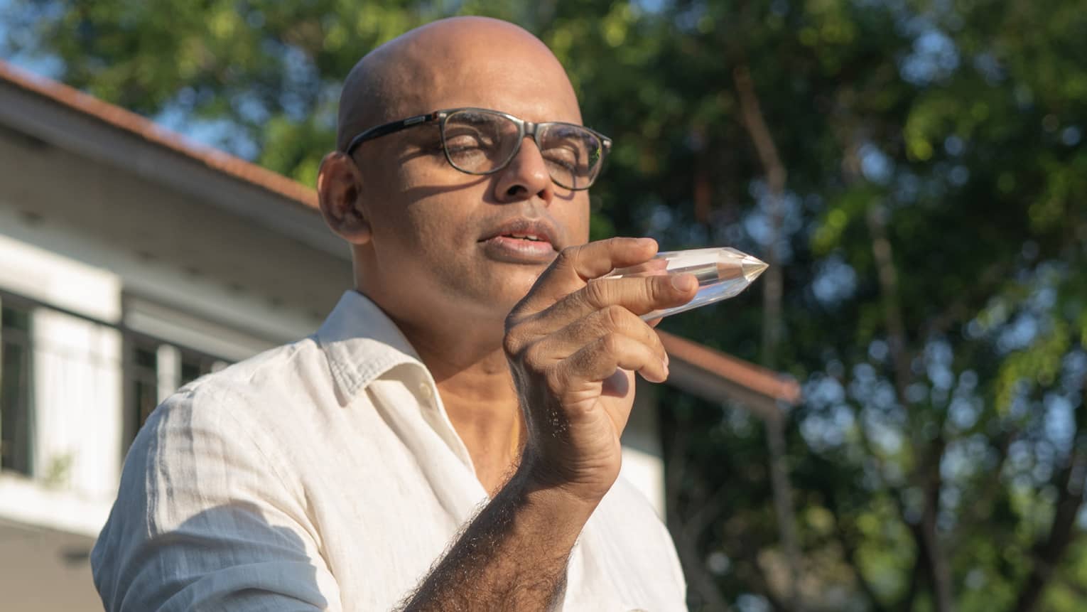 Visiting practitioner Raaj Nair