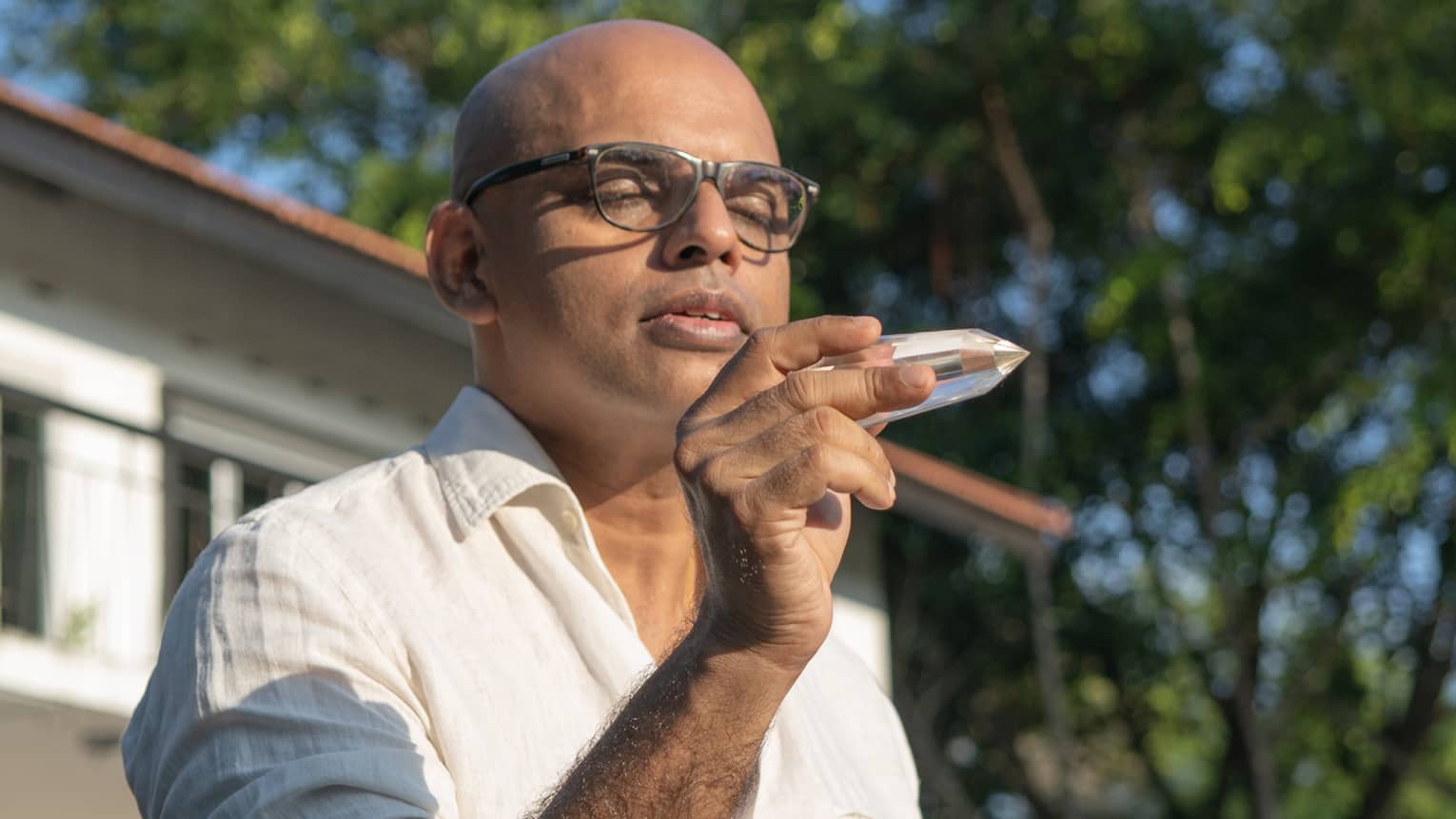 Visiting practitioner Raaj Nair