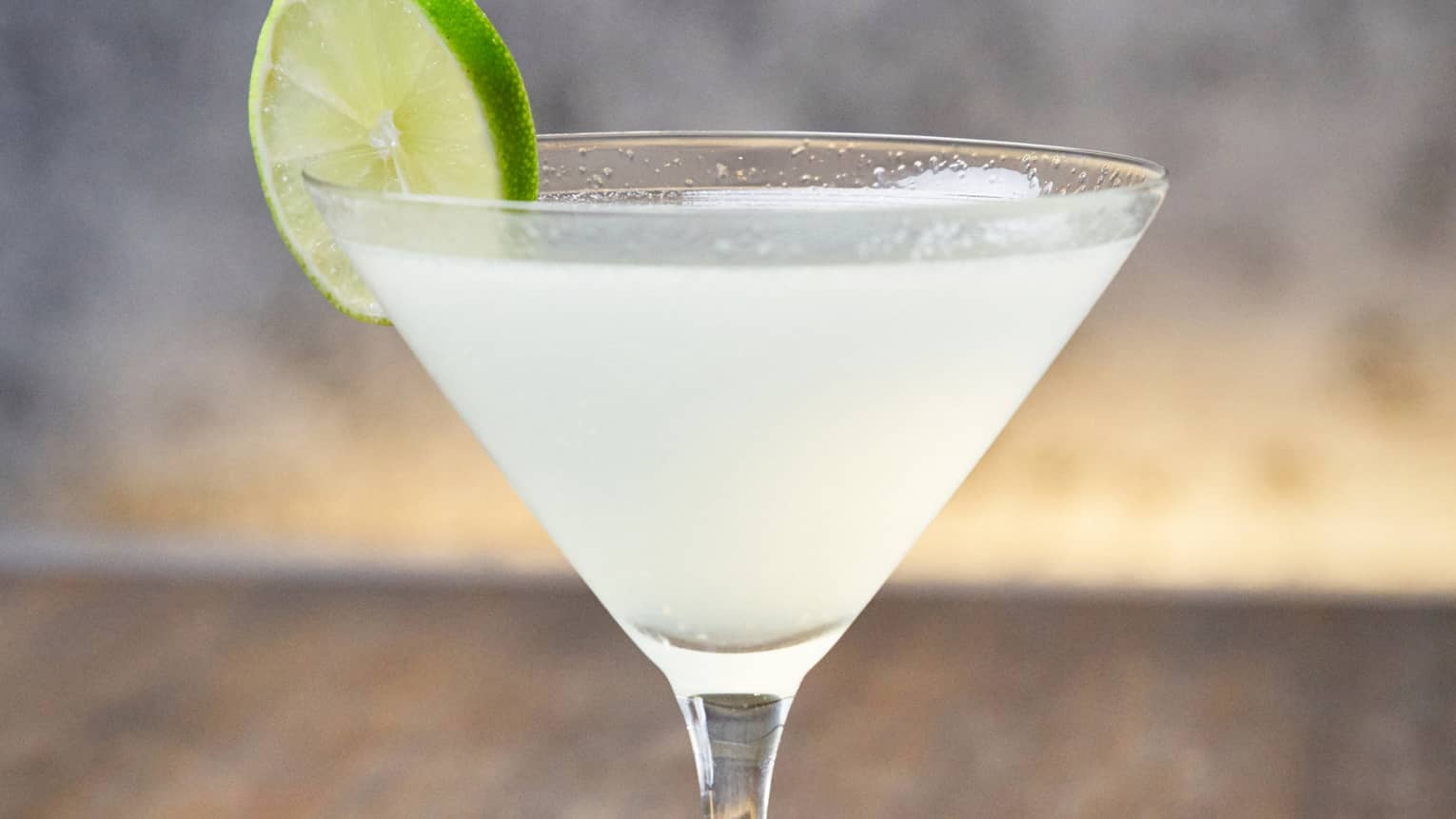 Hemingway Daiquiri martini with lime wheel garnish
