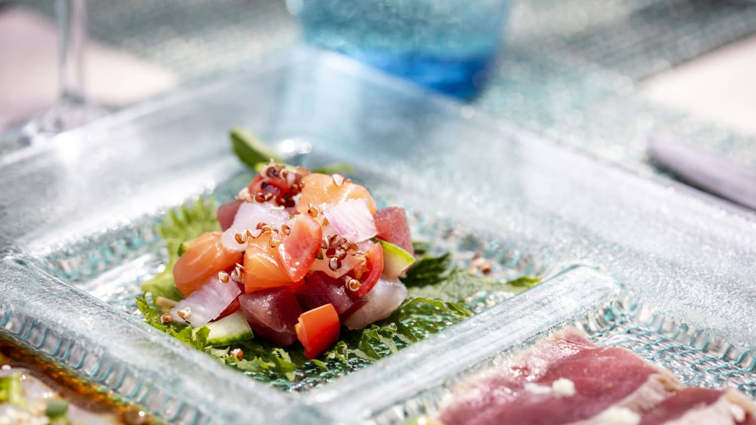 Fresh reef fish ceviche
