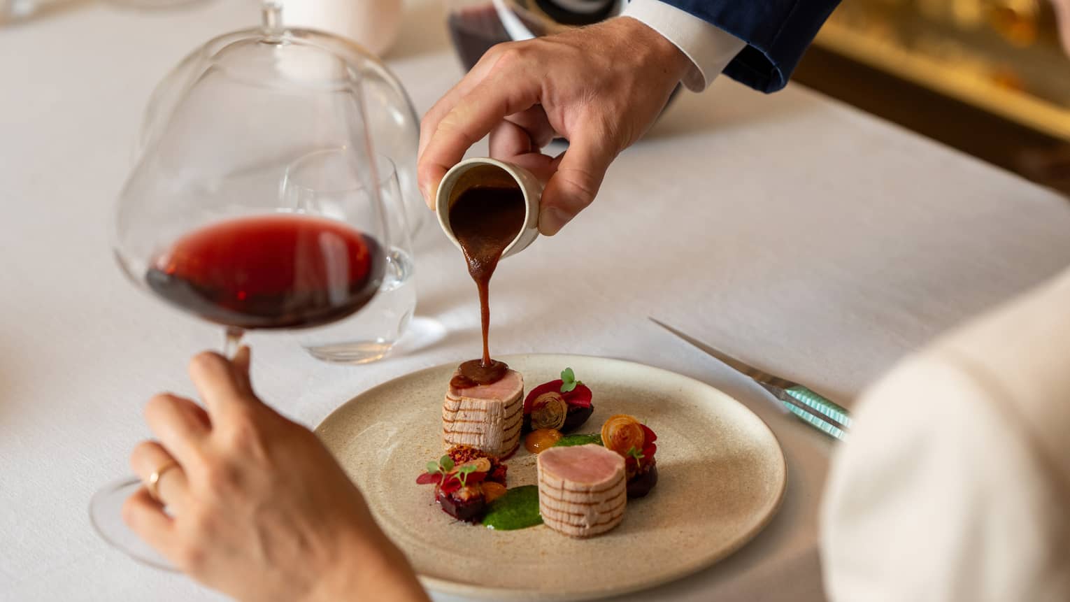 Savoury bites with wine pairing