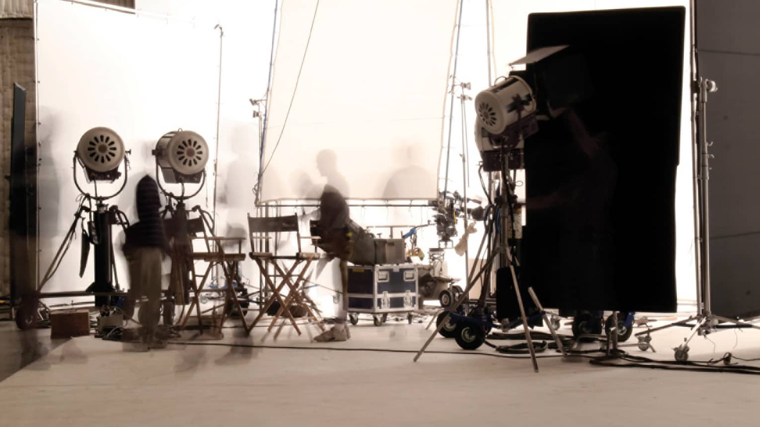 A photography studio.