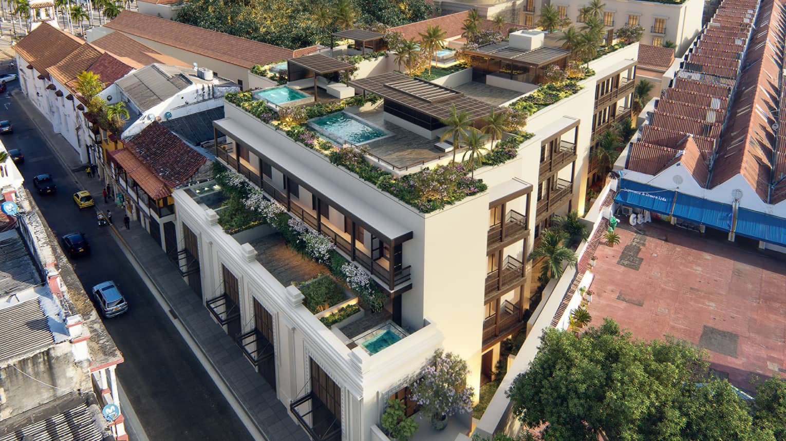Rendering of residence exterior