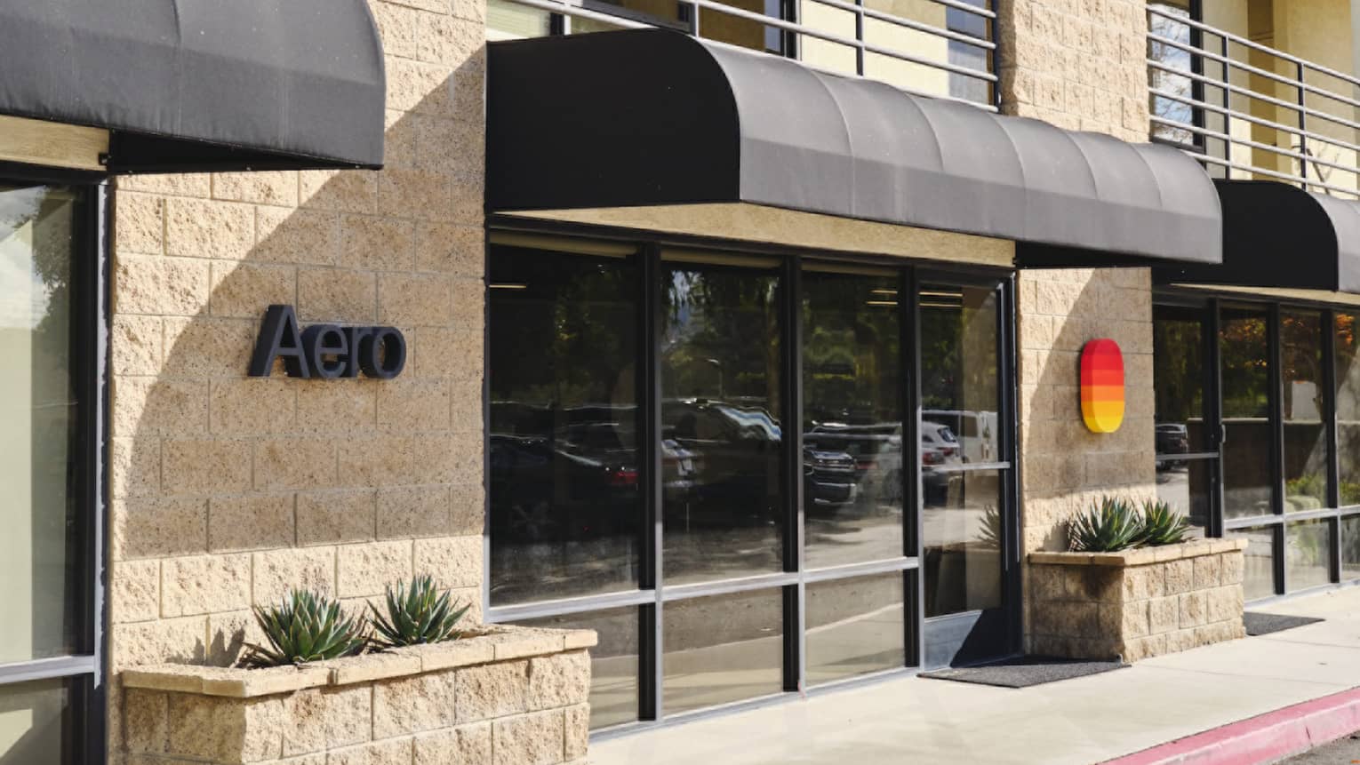 Aero reception exterior