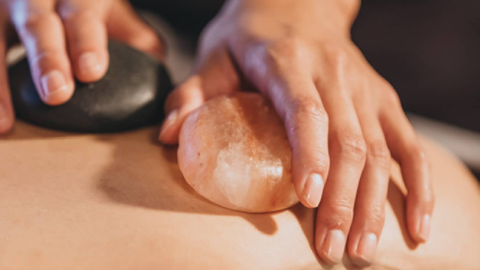 Hot stone massage