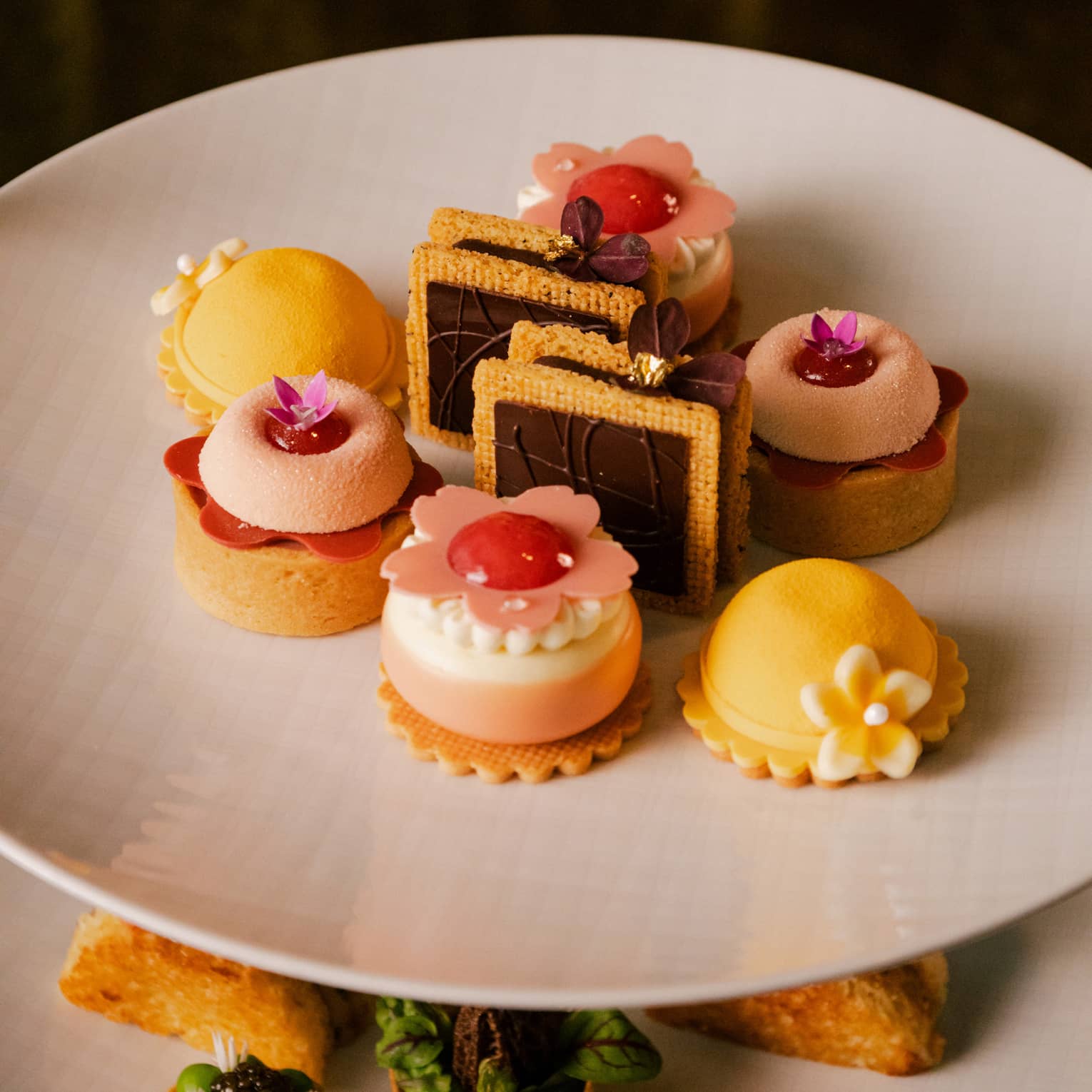 Afternoon tea pastries