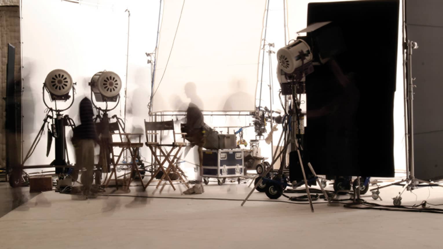A photography studio.