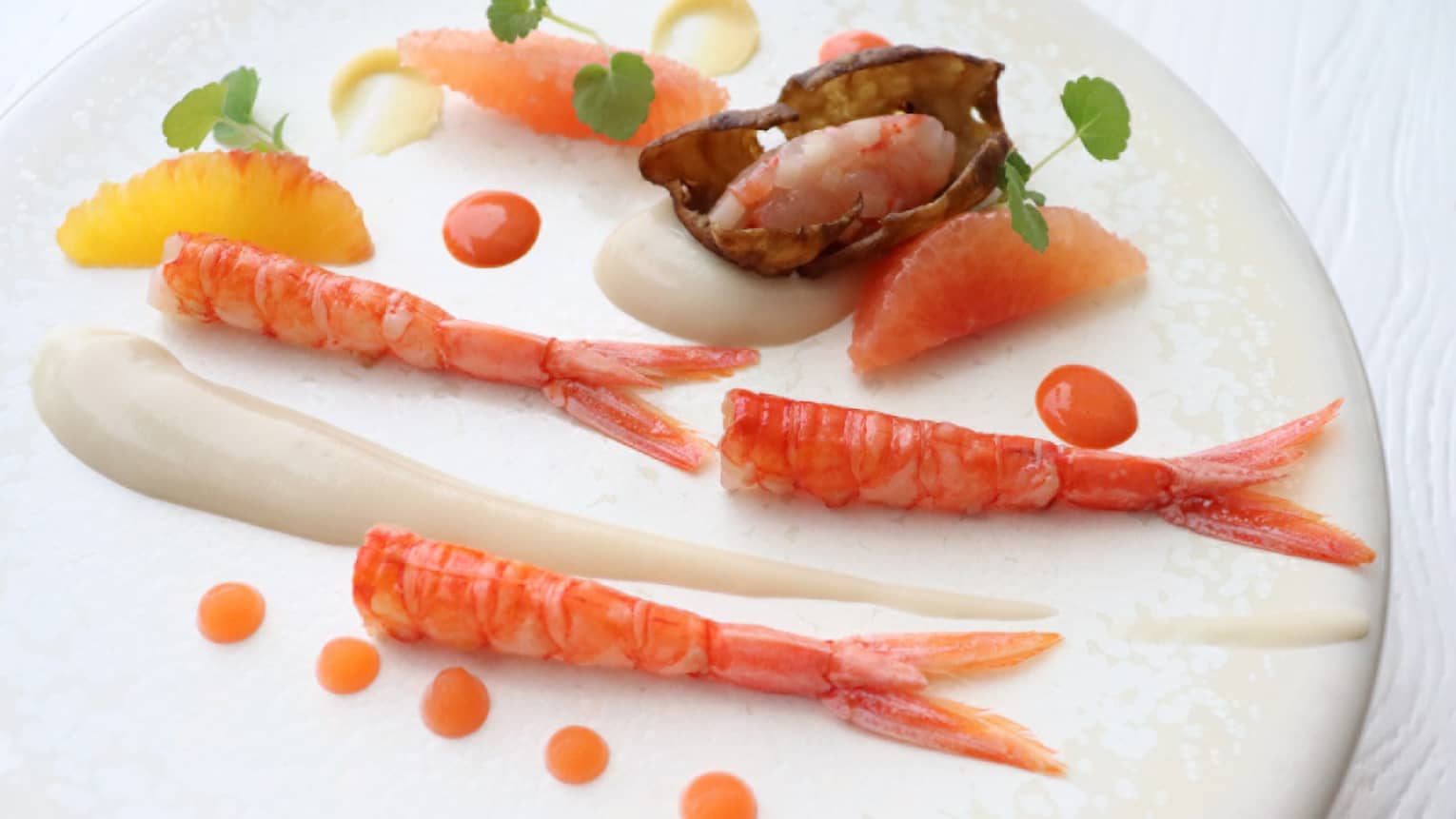 Gambero Rosso ? Sicilian Red Prawns, Siracusa Lemon, Topinambur
