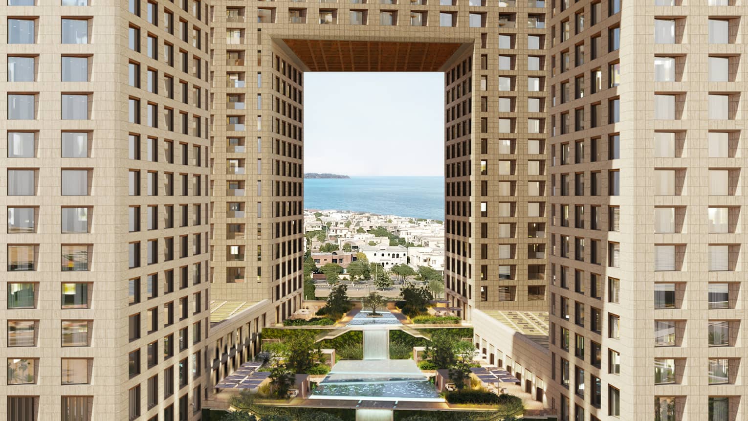 Rendering of residence exterior