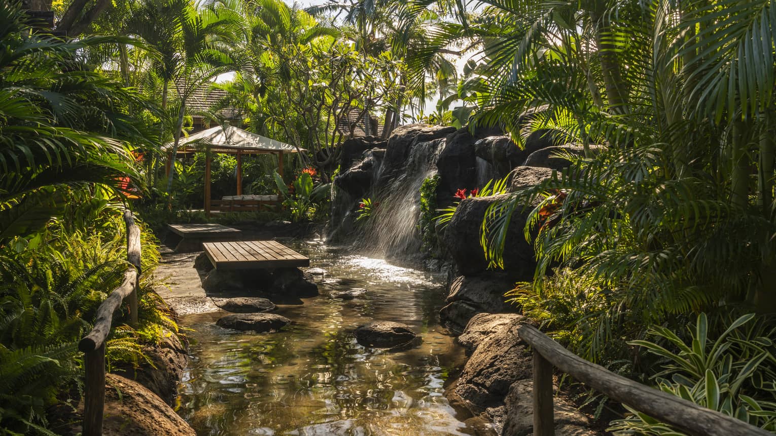 Oceanside spa in Hualalai Hawaii
