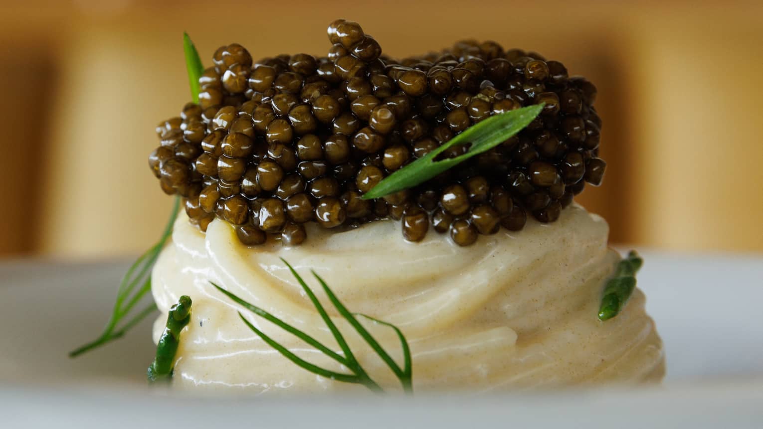 Pasta Caviar: Cold Spaghetti, Clams, Almond