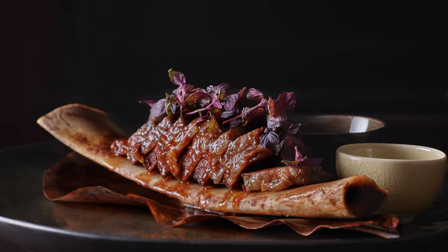 Spanish Angus Bone-In Short Rib with Ginger Demi Glace