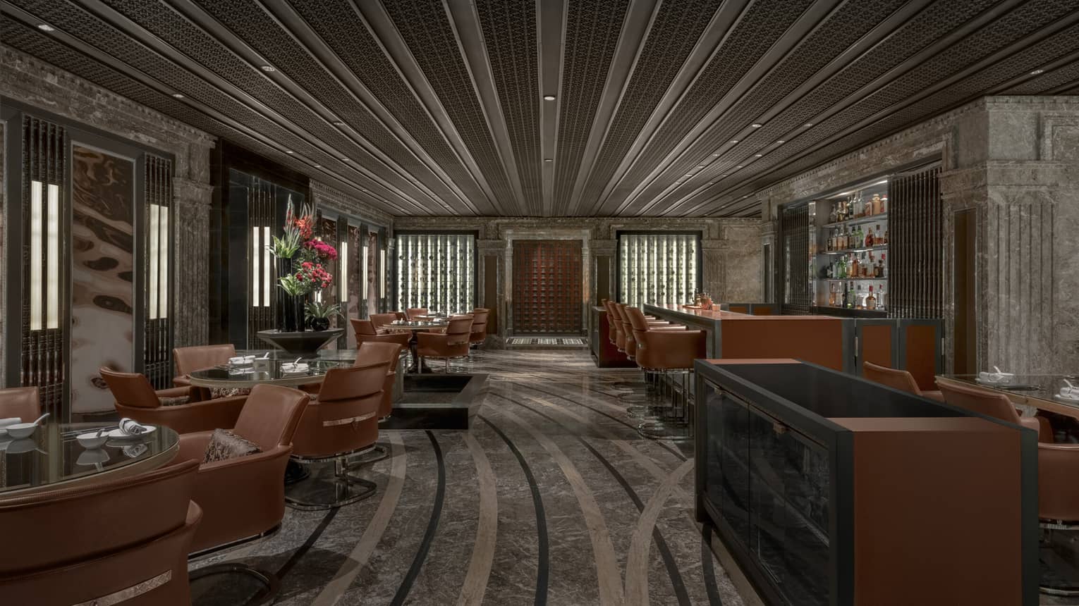 Cai Yi Xuan dining room and bar