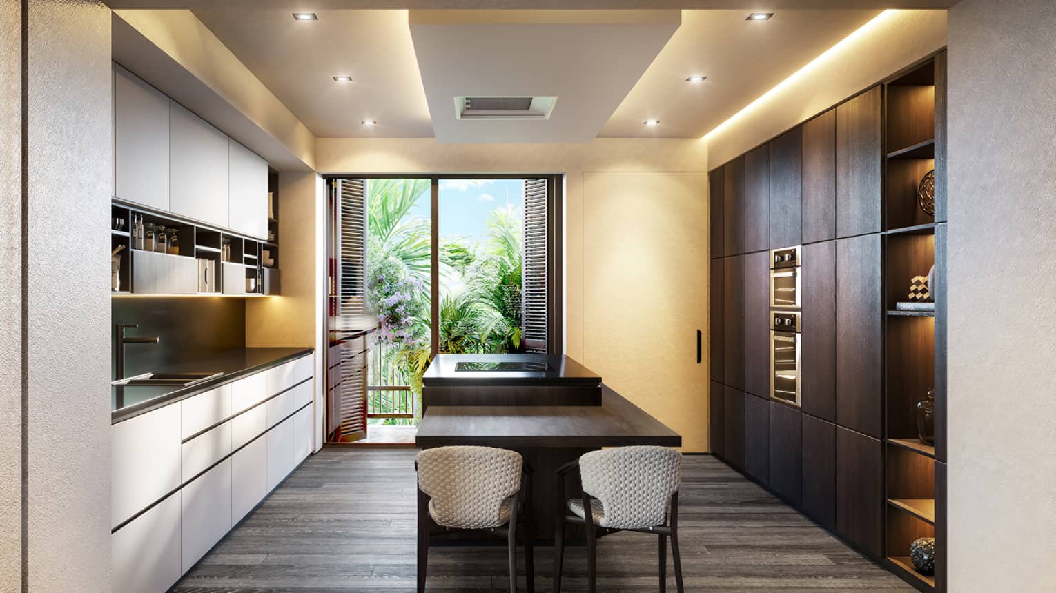 Rendering of residence kitchen