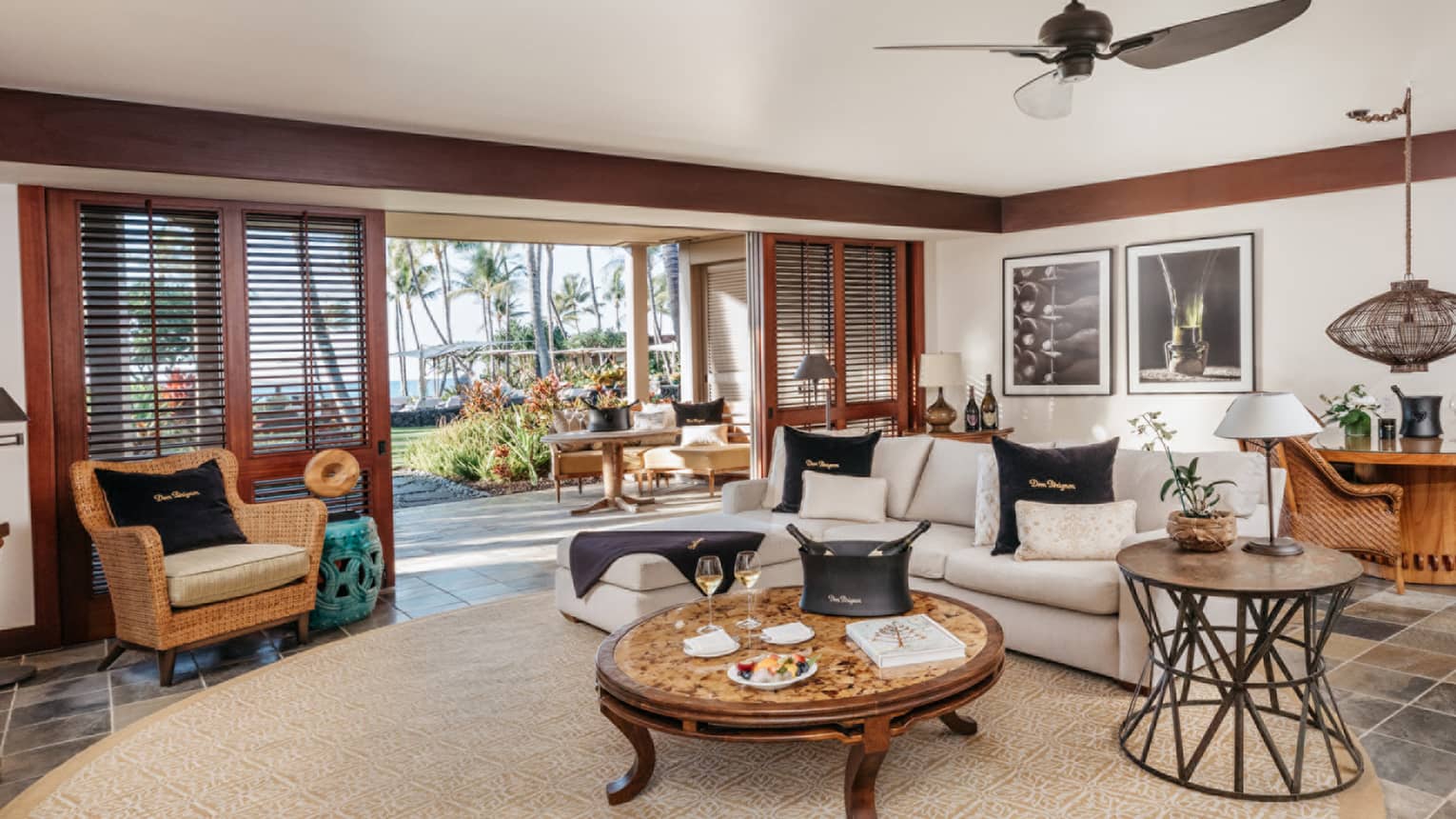 guest room at four seasons hotel hawaii hualalai