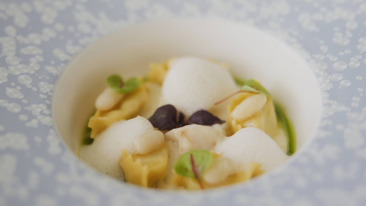 Pasta and grouper dish