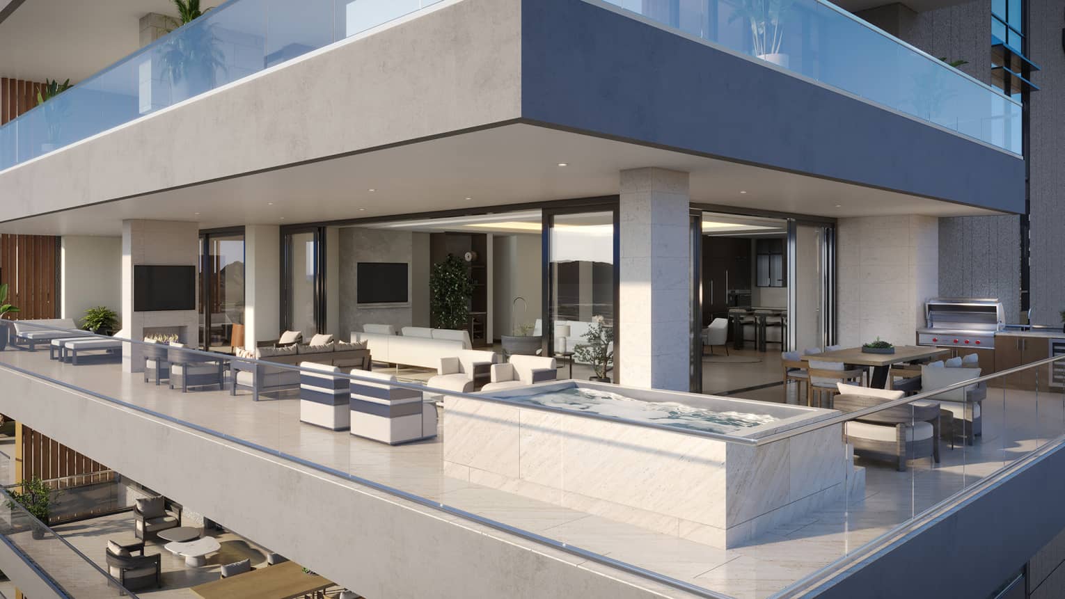 Rendering of terrace