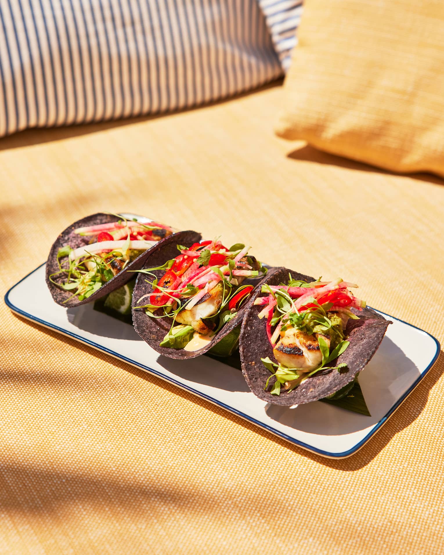 Grilled fish tacos