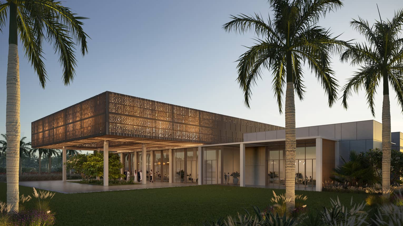 Rendering of building exterior