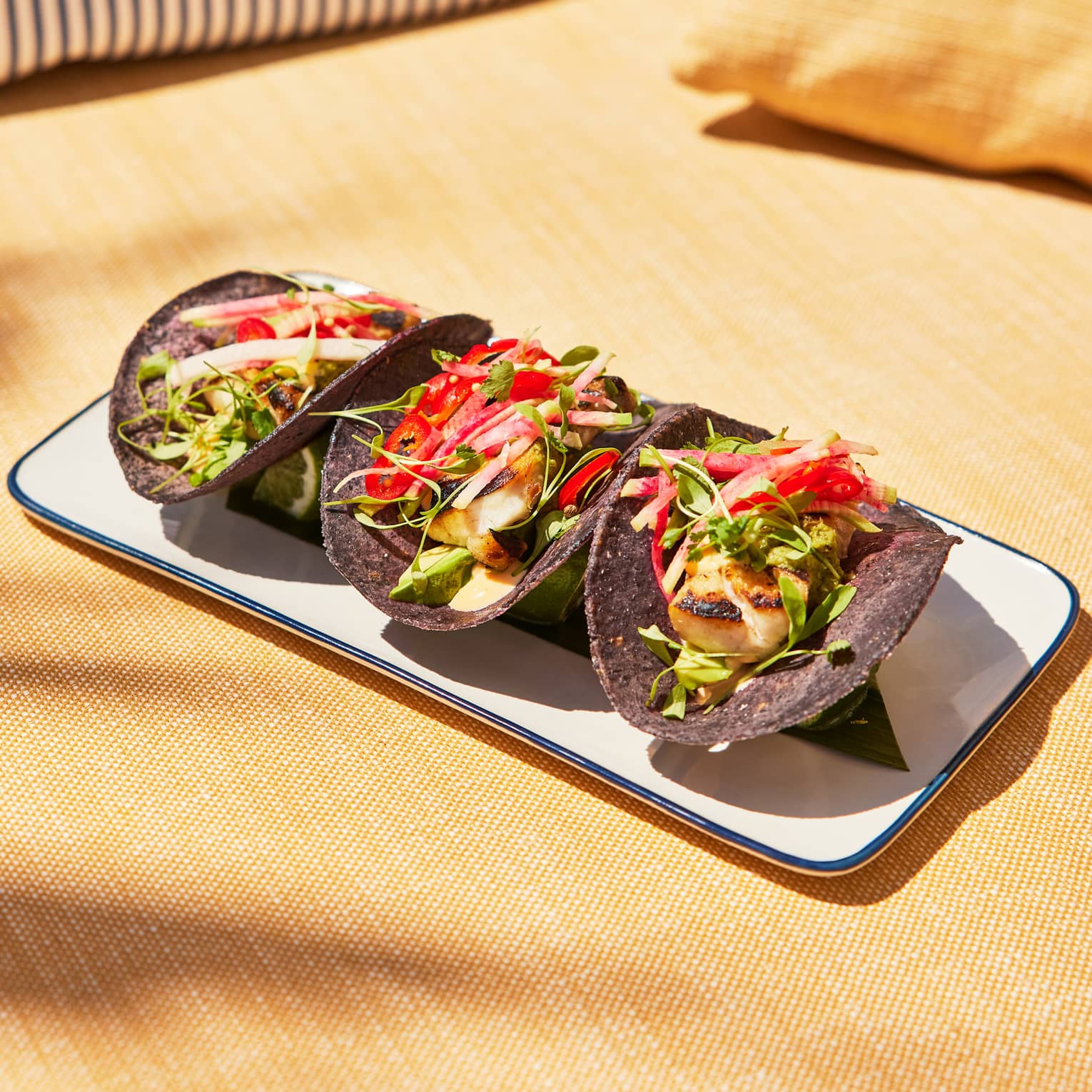 Grilled fish tacos