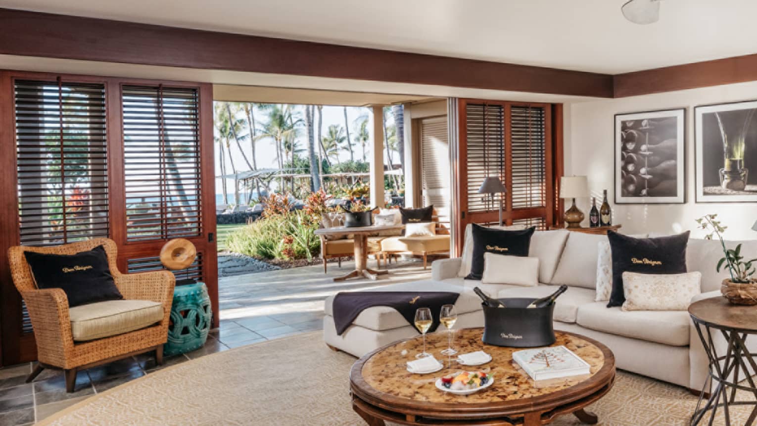 guest room at four seasons hotel hawaii hualalai