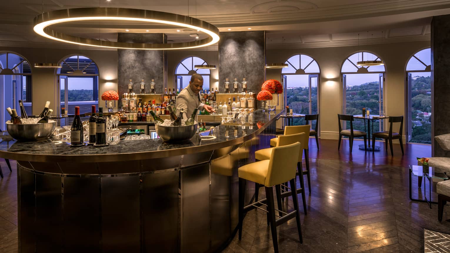 Contemporary Restaurant in Johannesburg View at Four Seasons