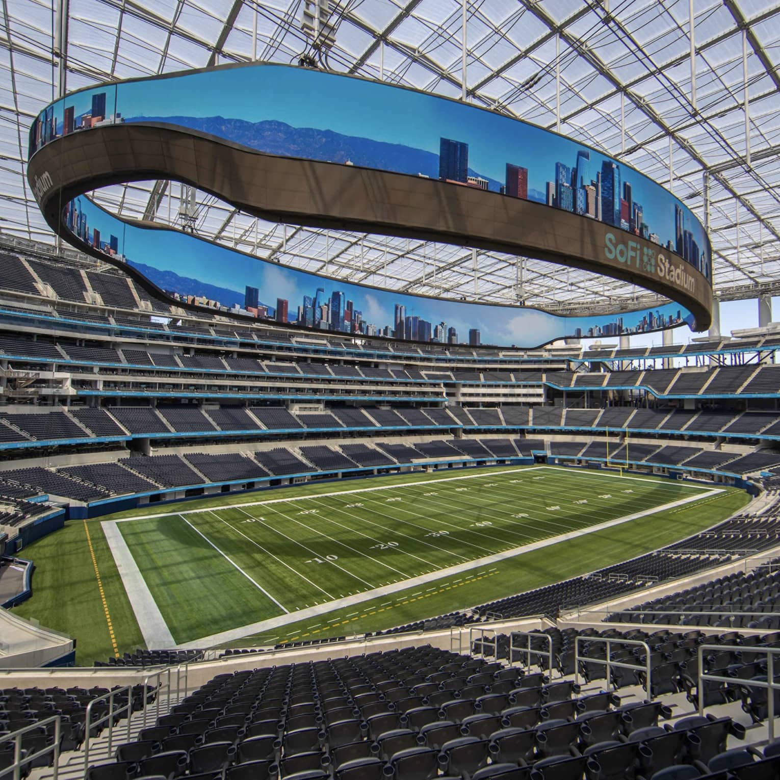 SoFi Stadium football field