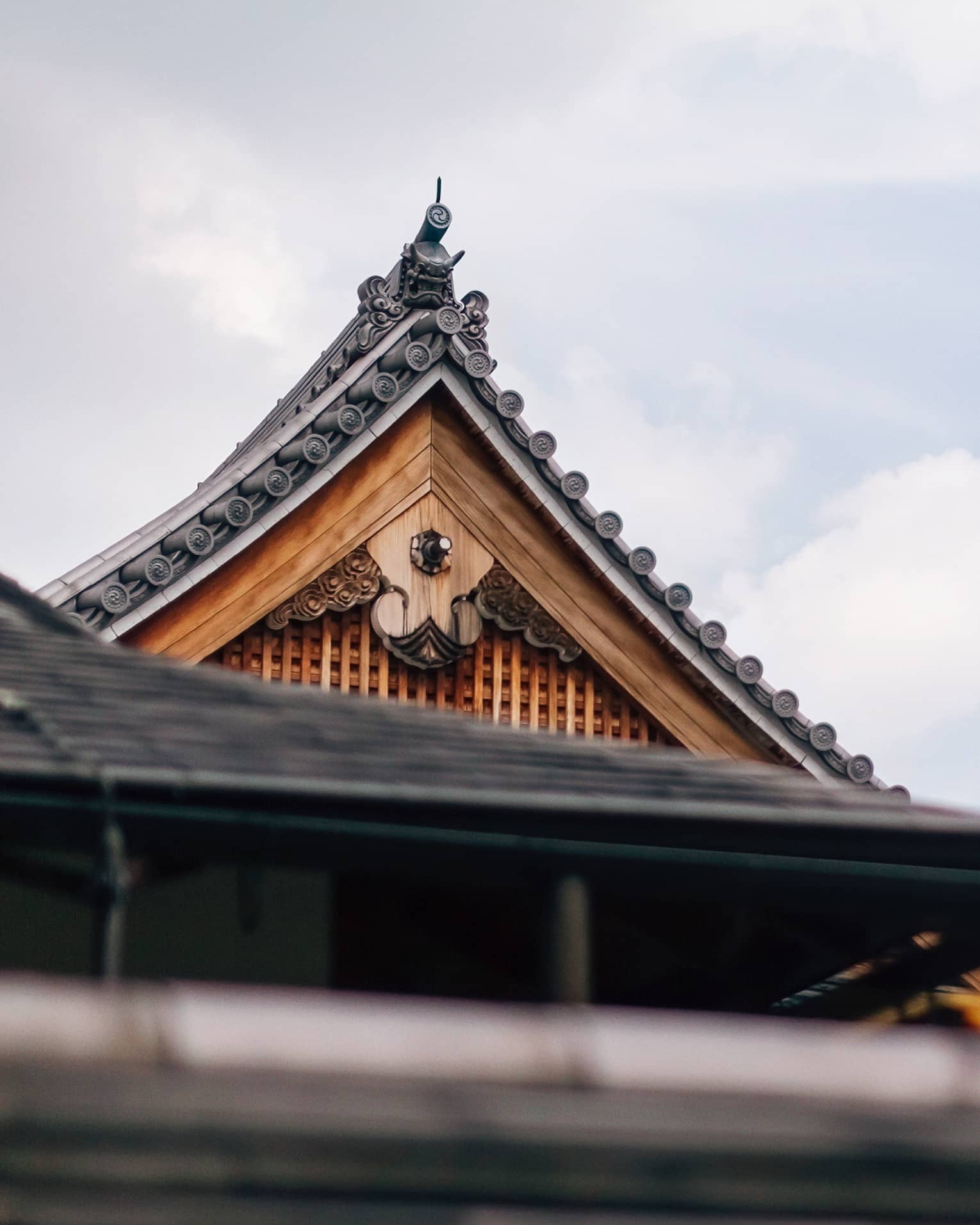 Temple Detail in kyoto