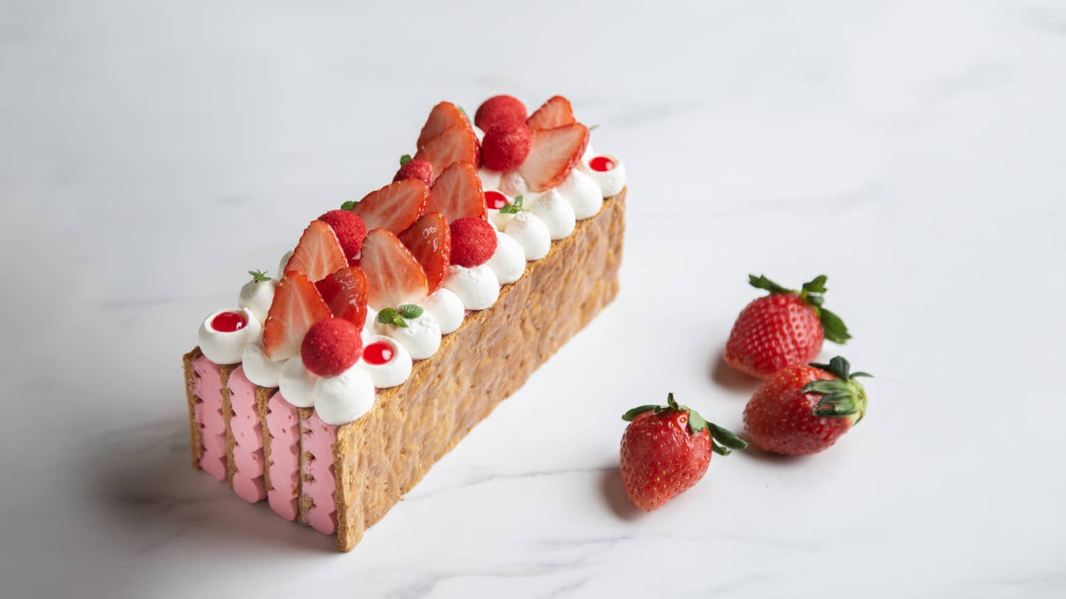 Strawberry mille feuille