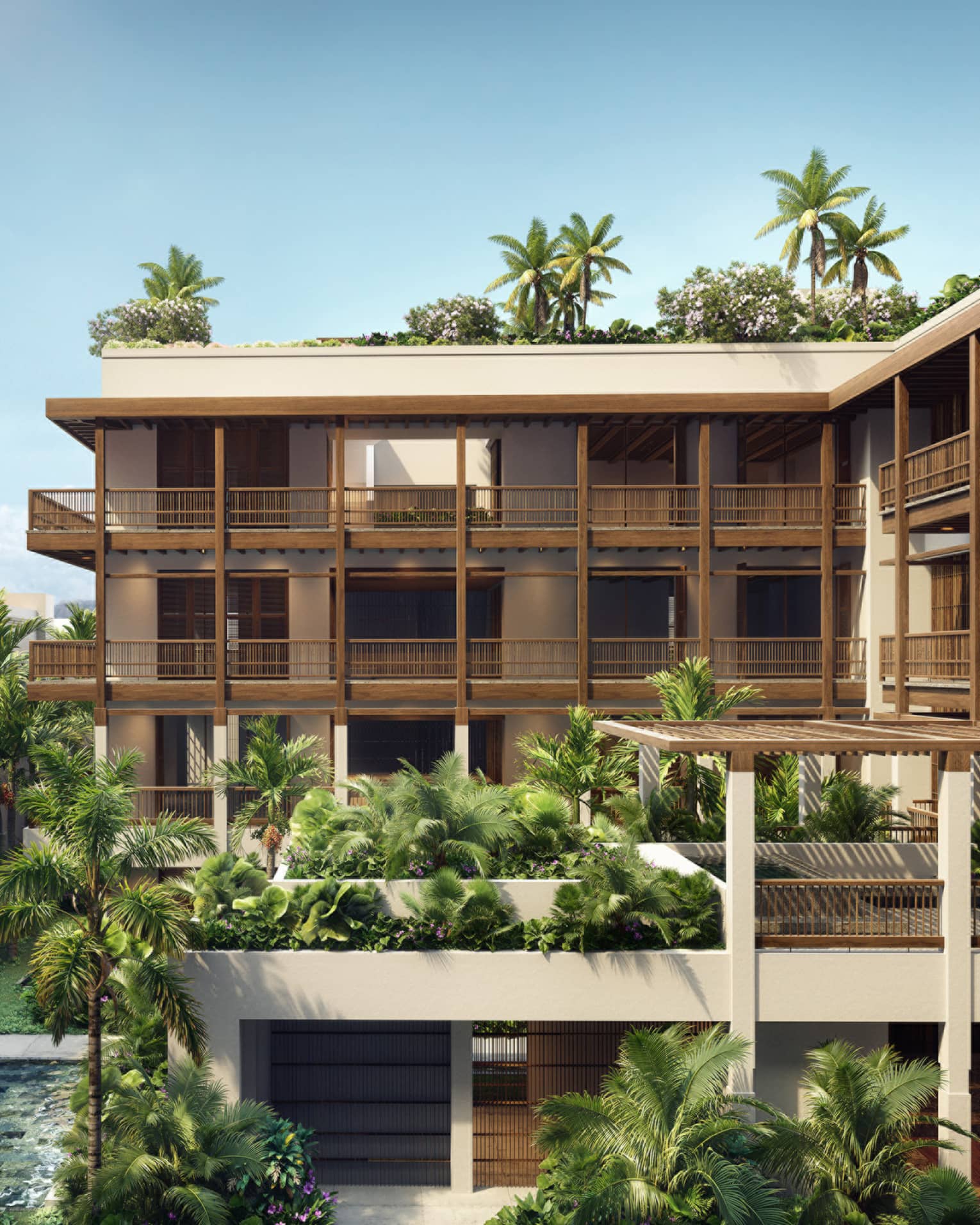 Rendering of residence exterior