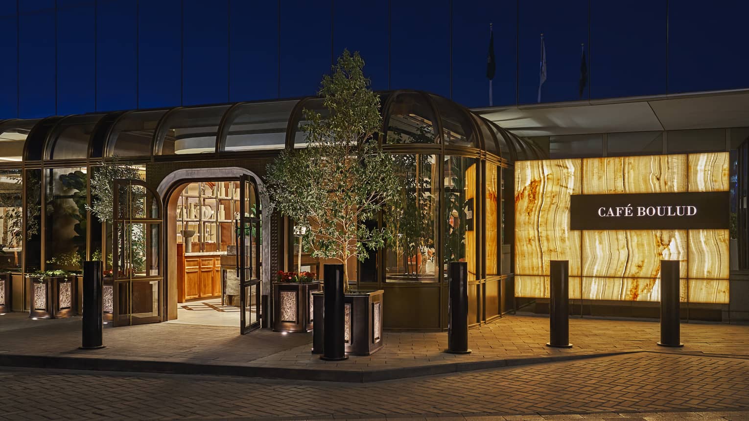 Exterior of Caf� Boulud in Riyadh