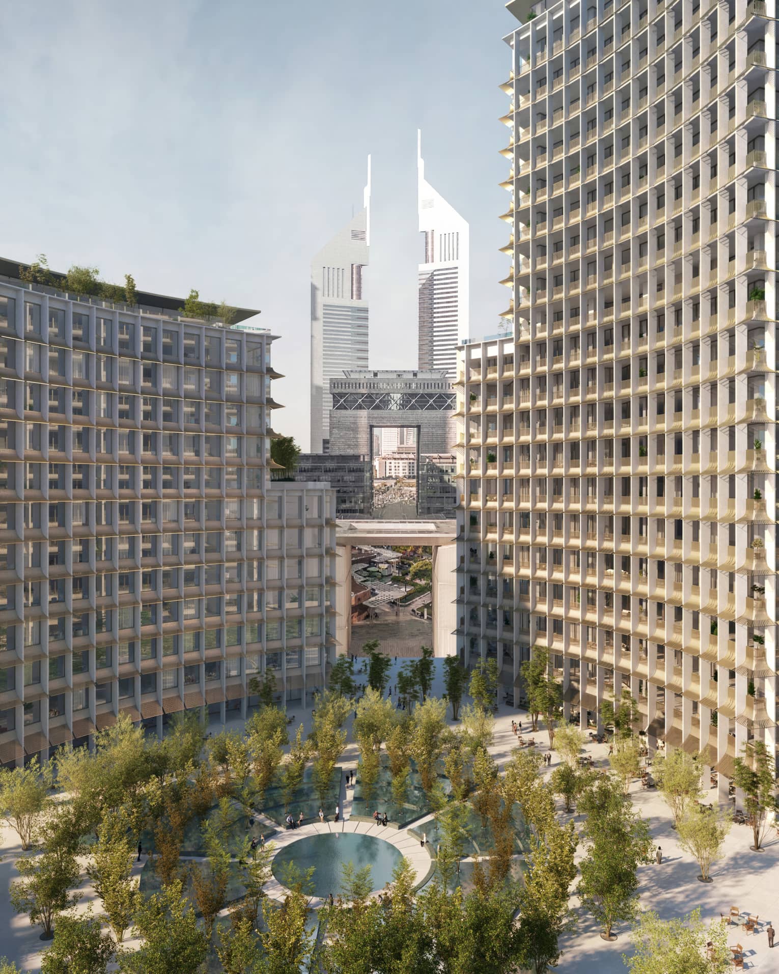 Rendering of building exterior