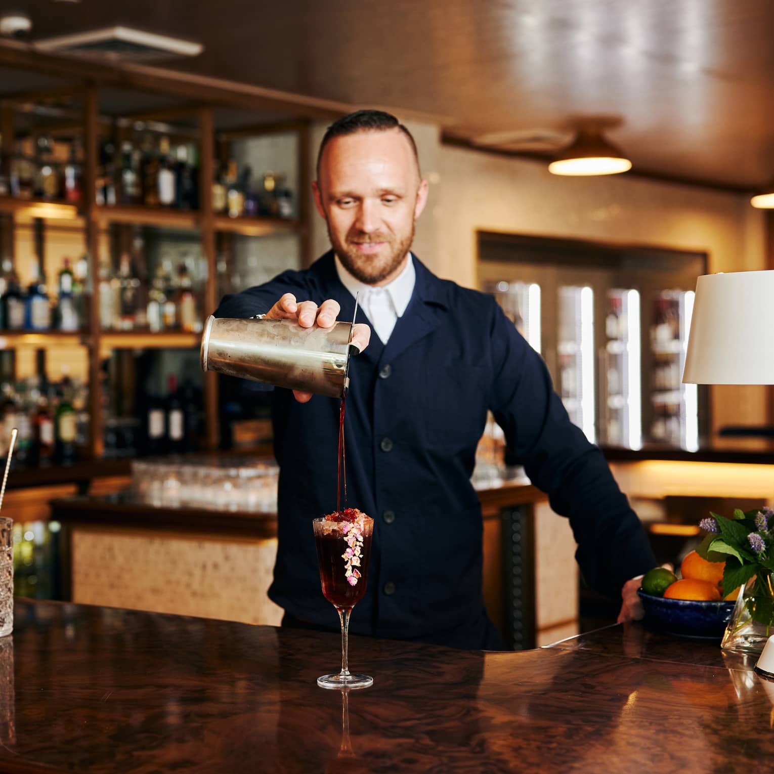 Mixologist Matthew Dress