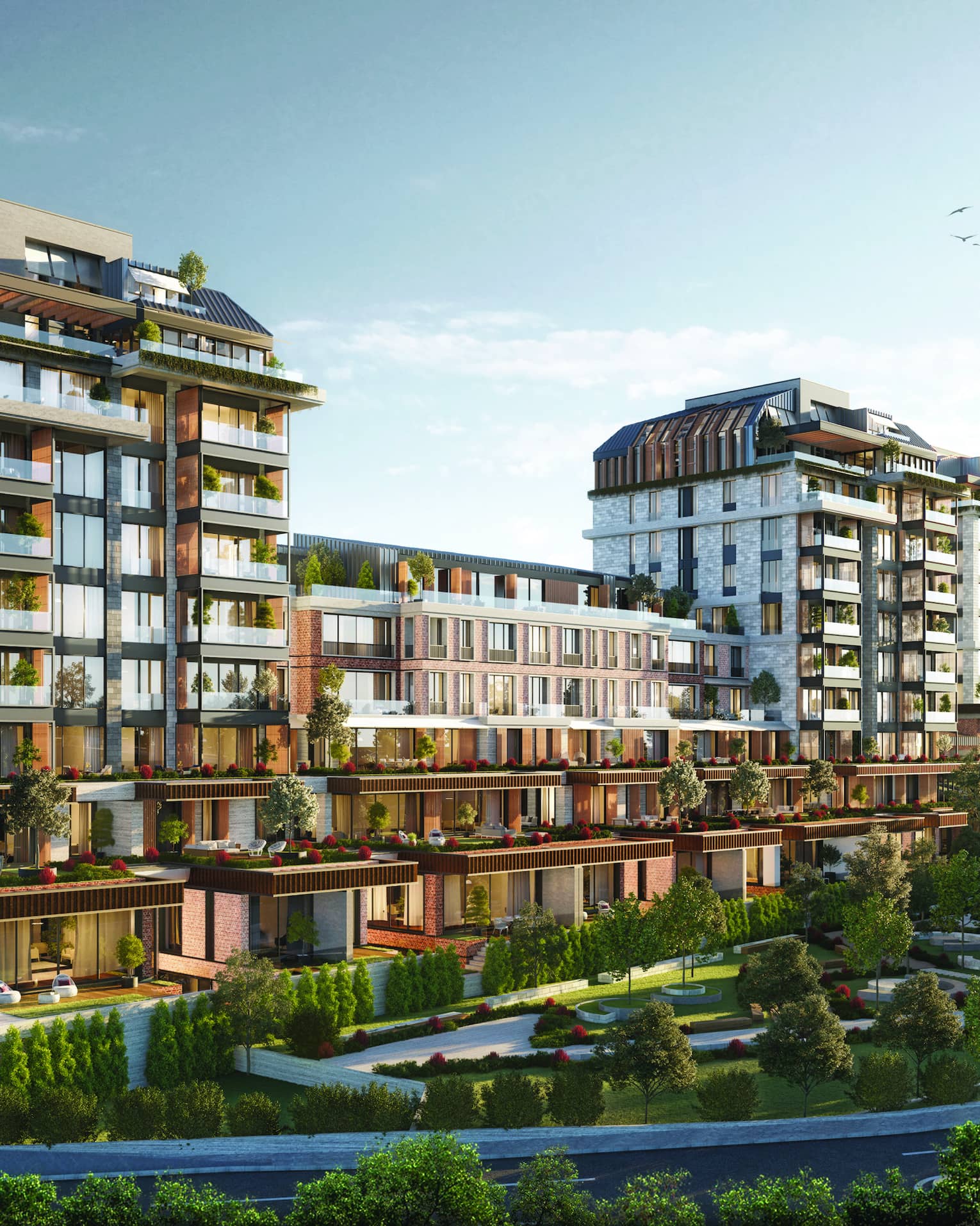 Rendering of residence exterior
