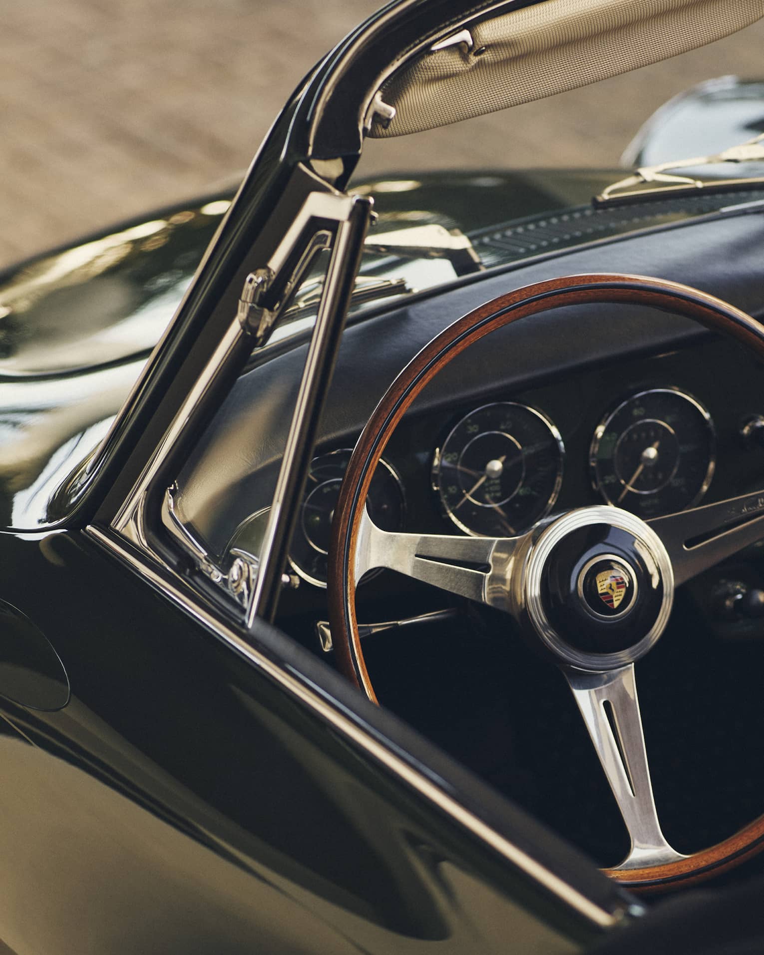 The interior of a car.