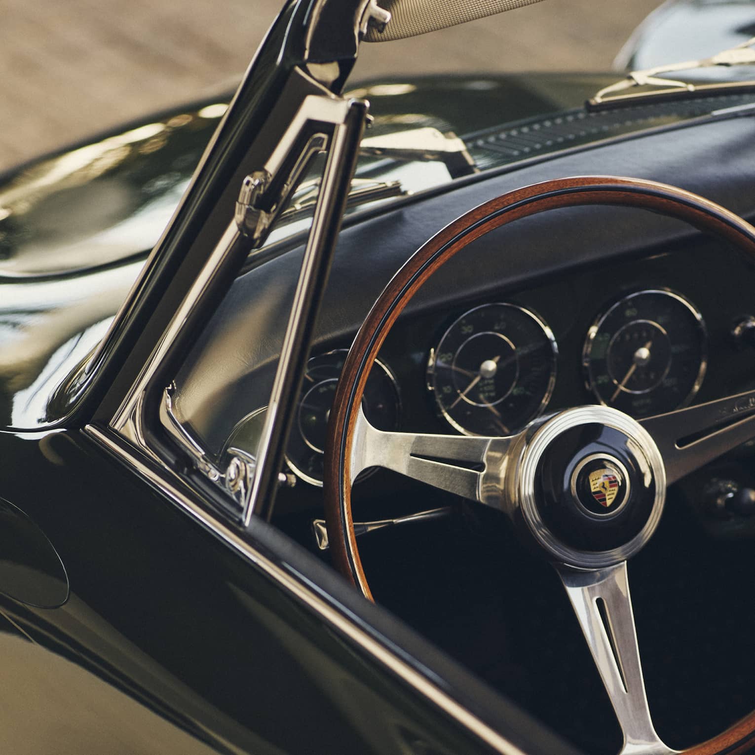 The interior of a car.