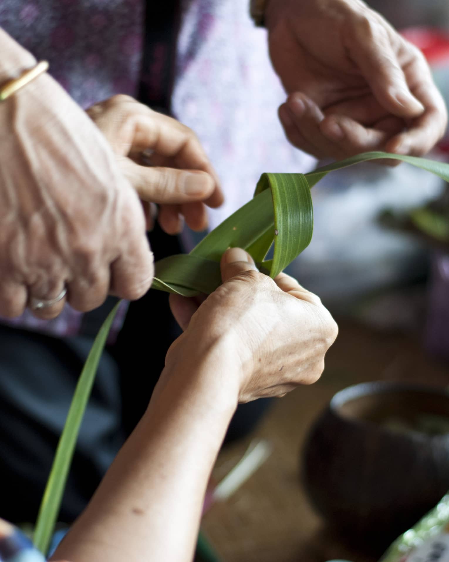 Coconut Leaf Weaving Class in Lanai, Hawaii