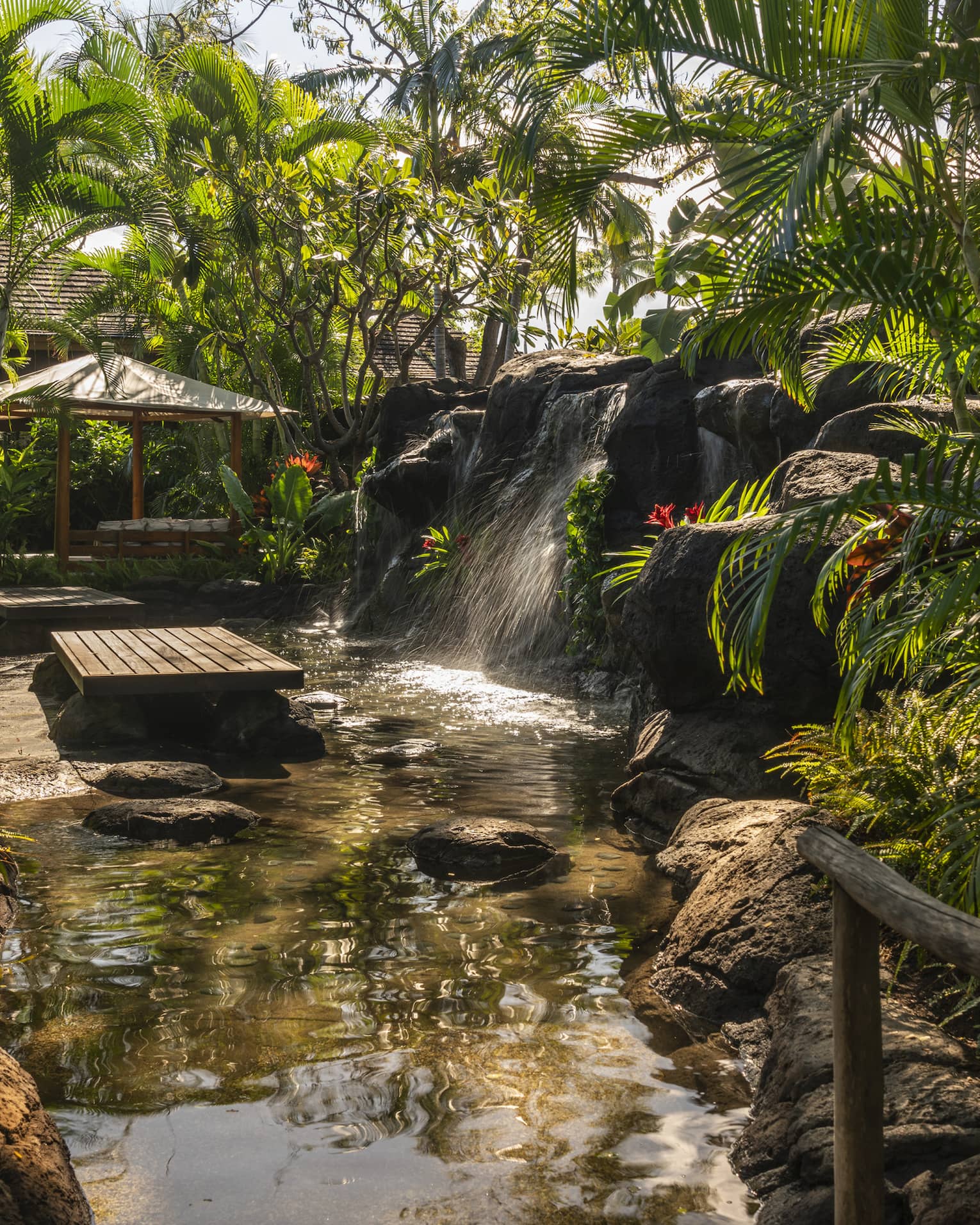 Oceanside spa in Hualalai Hawaii