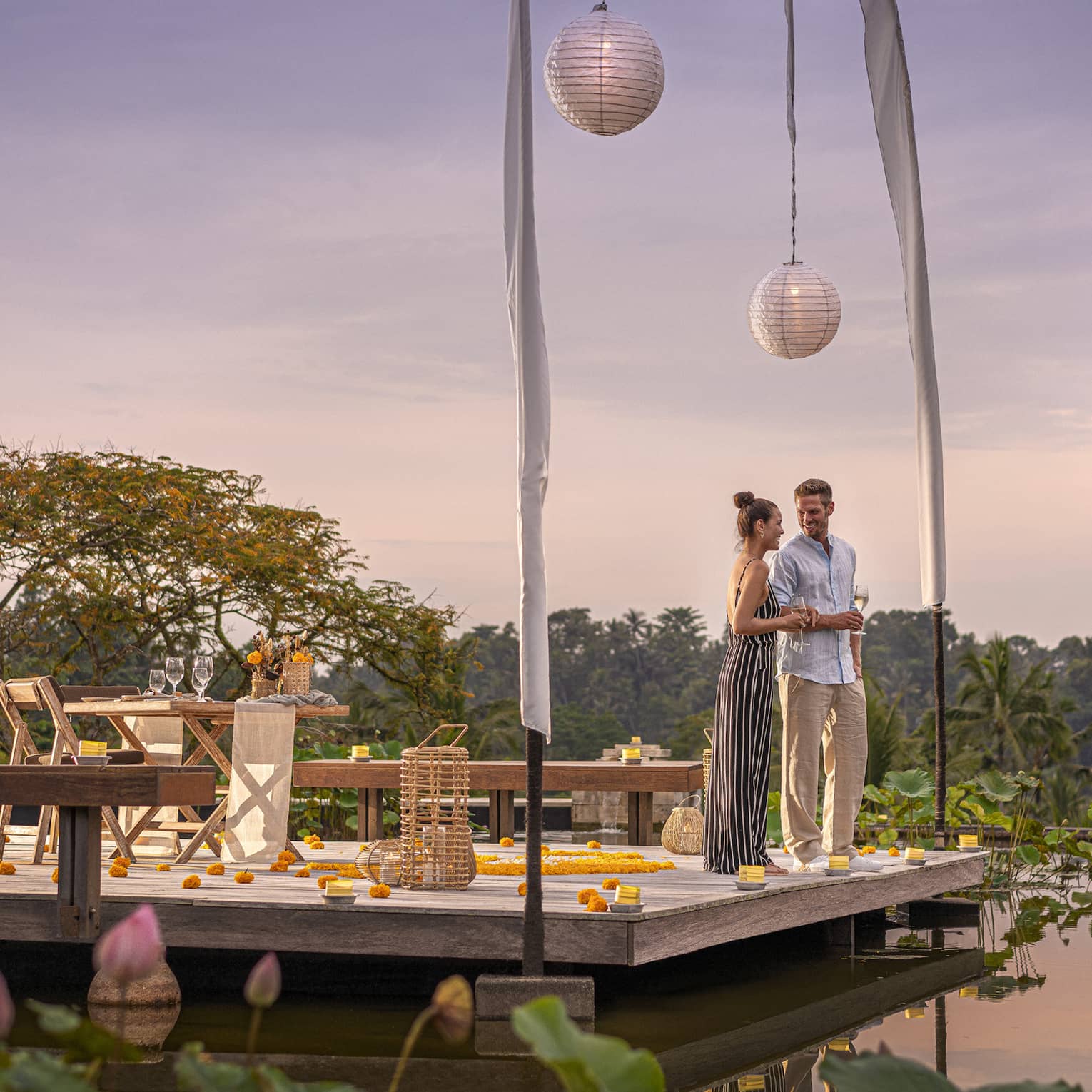 Lotus Pond private dinner