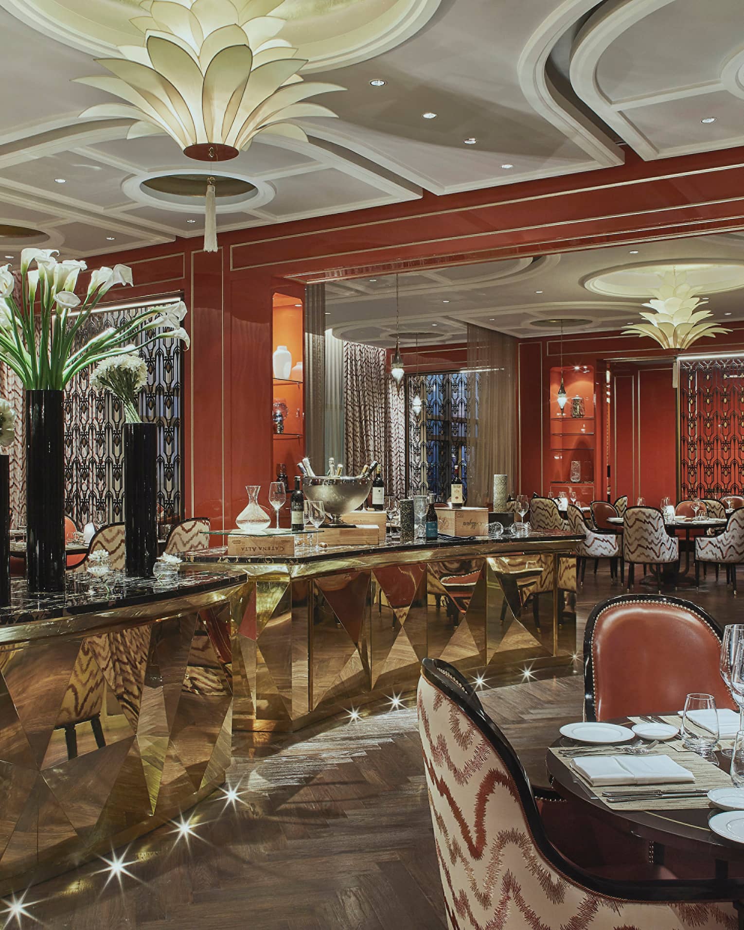 Alto restaurant bar and dining area
