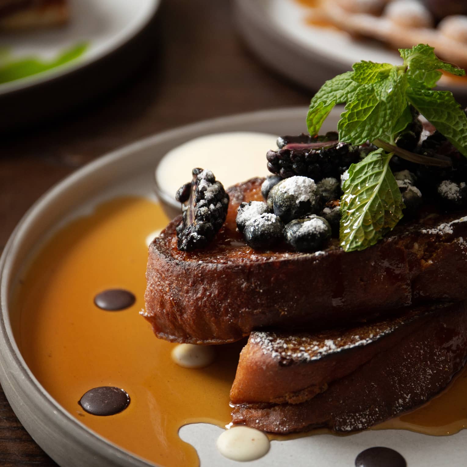 Pumpkin french toast.