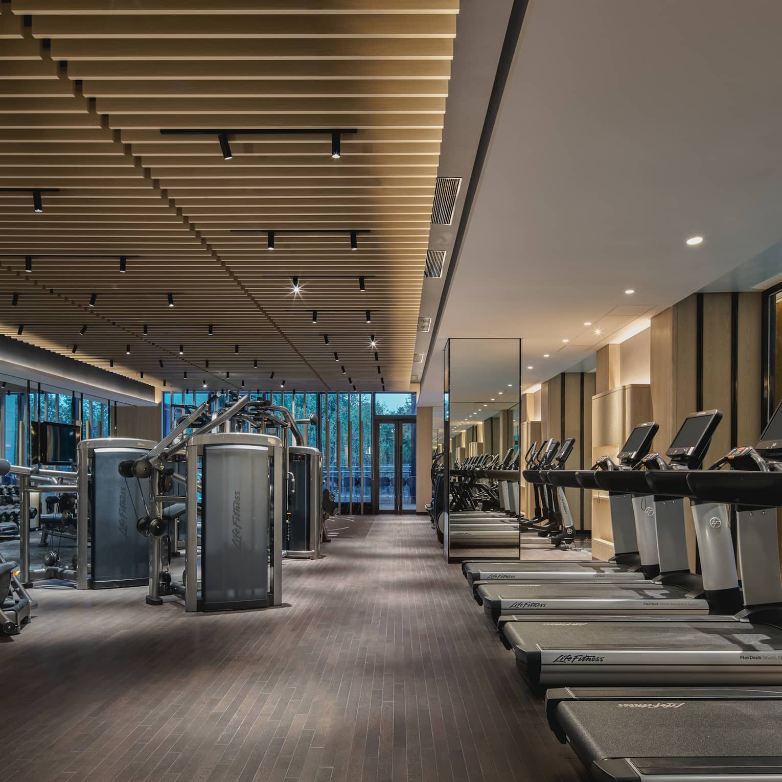 Indoor fitness centre
