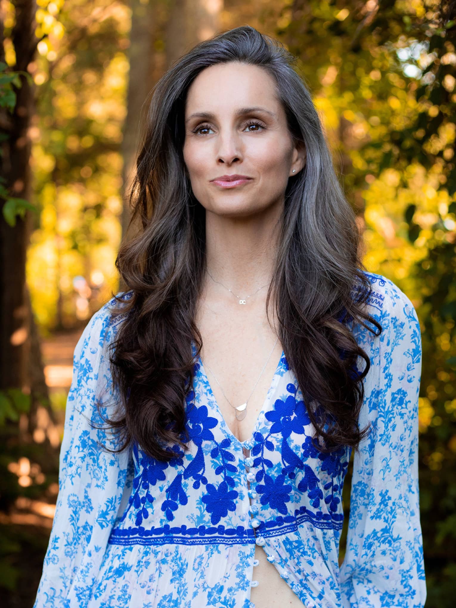 Portrait of Dana Childs wearing blue blouse